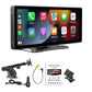 2025 Newest Portable Carplay Screen for Car, 7 Inch IPS Touchscreen Car Stereo Support Wireless Carplay DealsforYouDays