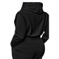 2-Piece Ribbed Knit Long Sleeve Crop Top Wide Leg Pants Matching Lounge Set Loungewear