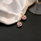Elegant Crystal Sphere Drop Earrings
