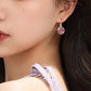 Elegant Crystal Sphere Drop Earrings