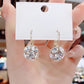 Elegant Crystal Sphere Drop Earrings