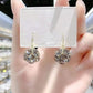 Elegant Crystal Sphere Drop Earrings