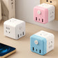 2-in-1 Cube Socket LED Night Lamp