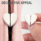 Heart-Shaped Magnetic Curtain Clips