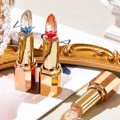 Temperature Change Moisturizer Long-Lasting Flower Jelly Lipstick