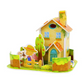 10 PCS 3D House Puzzles for Kids