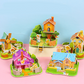 10 PCS 3D House Puzzles for Kids