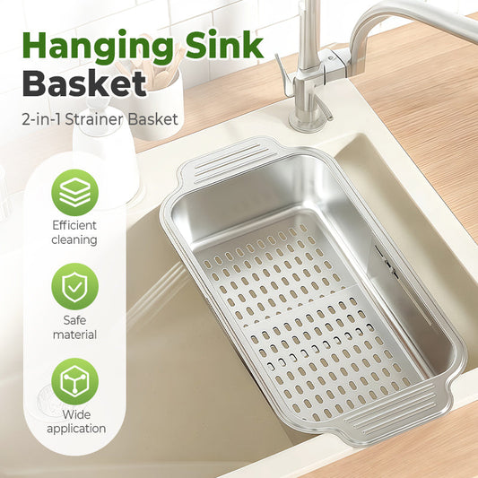 Stainless Steel Extendable Sink Strainer Basket