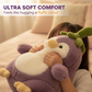 Adorable Eggplant Penguin Ultra-Soft Toy