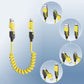 4-in-1 Coiled Charging Cable