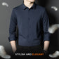 Men’s Wrinkle-resistant Thermal Velvet Shirt