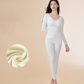Women’s Lace V Neck Thermal Underwear Set