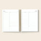 Efficient Daily Planner with Minimalist Layout