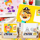 Kid's Magnet Puzzle Box with Game & Drawing Board