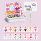 Kid's Magnet Puzzle Box with Game & Drawing Board
