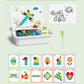 Kid's Magnet Puzzle Box with Game & Drawing Board