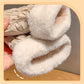 Warm Plush Cuff Gloves with Touchscreen Fingers