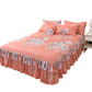 3-Piece Ruffled Bed Skirt Set