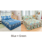 3-Piece Ruffled Bed Skirt Set