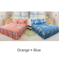 3-Piece Ruffled Bed Skirt Set