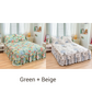 3-Piece Ruffled Bed Skirt Set