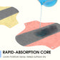 4pcs Leak-Proof & Waterproof Washable Incontinence Pads with Graphene Aseptic Technology for Elderly Care
