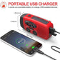 Mini Portable Multifunctional Solar-powered Hand Crank Radio