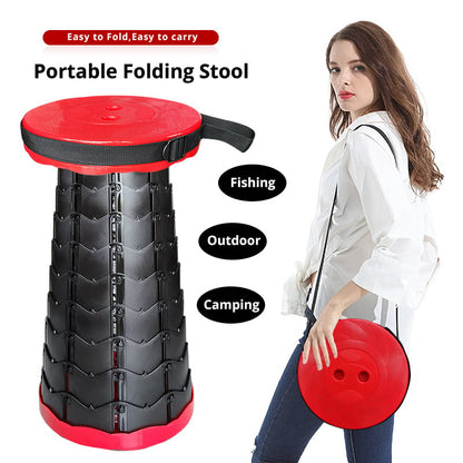 Retractable Folding Stool