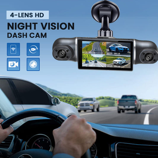 📹🌐  Upgrade Your Parking View: 🔥Premium 360° Eagle Eye Camera | 1080P HD + Loop Recording