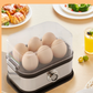 🥚 LIMITED-TIME 50% OFF! 🍳 Multifunctional Egg Steamer with Clear Lid – Boil, Poach or Omelet✨