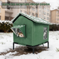 🐱 Elevated Outdoor Cat House | M/L Shelter