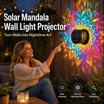 🌞✨ 50% OFF SALE! Solar Mandala Lamp – Magical Outdoor Decoration