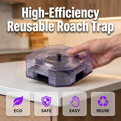 🔥🚫🪳Reusable Effective Roach Trap