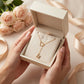 Women's Elegant Heart Initial Pendant Necklace