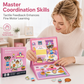 Kids Magnetic Quiet Book Folding Puzzle Scene Early Educational Toy for Boys Girls