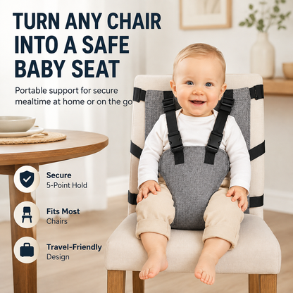 📢📢50% OFF !!⏰Portable Baby High Chair Safety Harness Strap