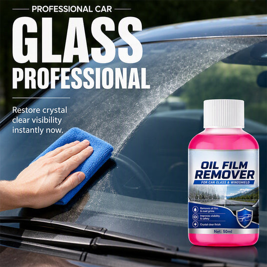 🏆 Last Day Special Price $13.99 ! 🔥Buy 2 Get 1 Free🔥 Car Glass Oil Film Remover Windshield Cleaner🚗