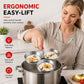 🎉 2026 Sale — Over 14,000 Sold! 🍳 3-in-1 Stainless Steel Egg Poacher – Poach, Steam, Bake – 304 Steel, Non-Stick Release, One Pan, Endless Breakfasts ✨