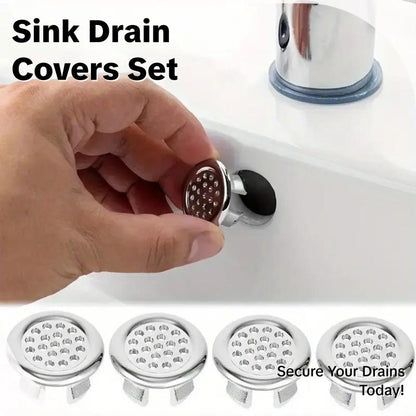 Round Bathroom Sink Basin Overflow Hole Cover
