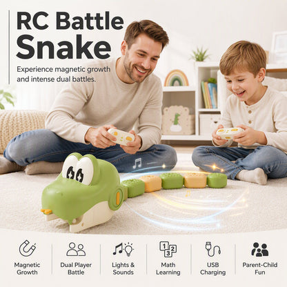 🐍Remote Control Snake Toy with Magnetic Splicing Segments