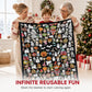 🎨 DIY Coloring Blanket | Family Craft & Cozy Throw