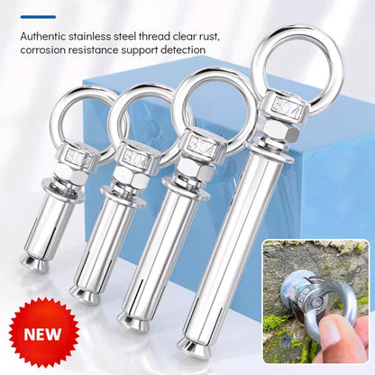 🔩 304 Stainless Expansion Eye Bolts | 6-Piece Set