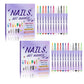 💅 Nail Art Marker Pens | 12-Color DIY Set