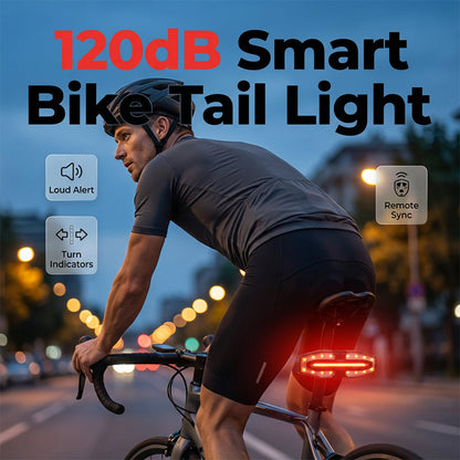 🚲 Bike Tail Light + Horn | Remote Turn Signals
