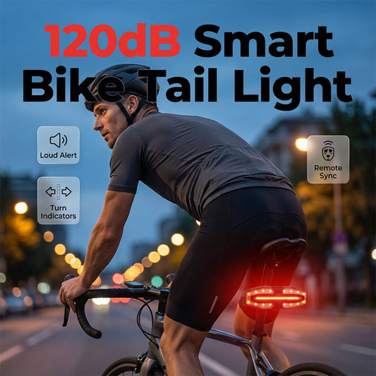 🚲 Bike Tail Light + Horn | Remote Turn Signals