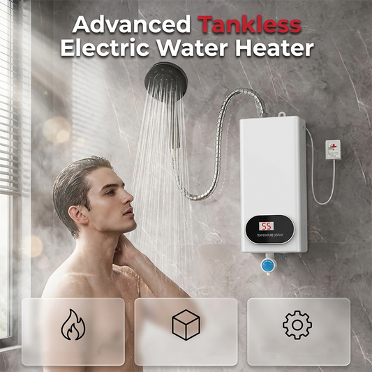 ⚡ 3500W Tankless Water Heater | Digital Display