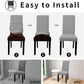🪑 Stretch Chair Cover | Easy-Fit Checkered Style