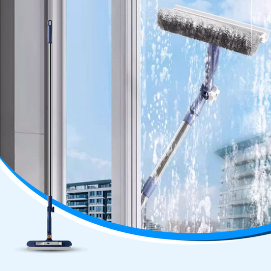 🪟 Long-Reach Window Squeegee | 120cm Cleaning Tool