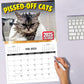 Funny Peed-Off Cats Calendar