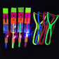 🚀 LED Slingshot Flying Toy | Night Glow Fun